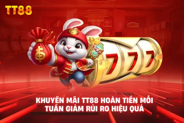 Khuyến mãi TT88 hoàn tiền mỗi tuần giảm rủi ro hiệu quả